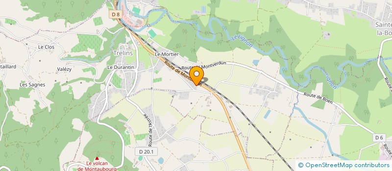 localisation de l'entreprise MADAME JULIE TROUILLEUX  TRELINS