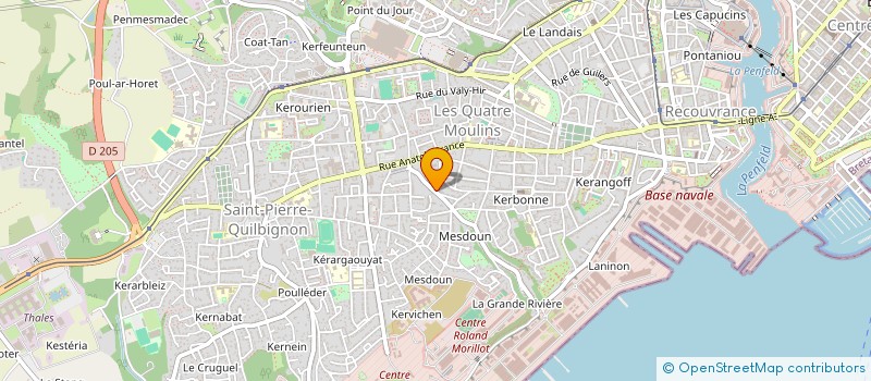 localisation de l'entreprise MADAME JULIE TUNAS à BREST