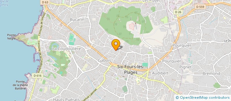 localisation de l'entreprise MADAME JULIE TURCO à SIX-FOURS-LES-PLAGES