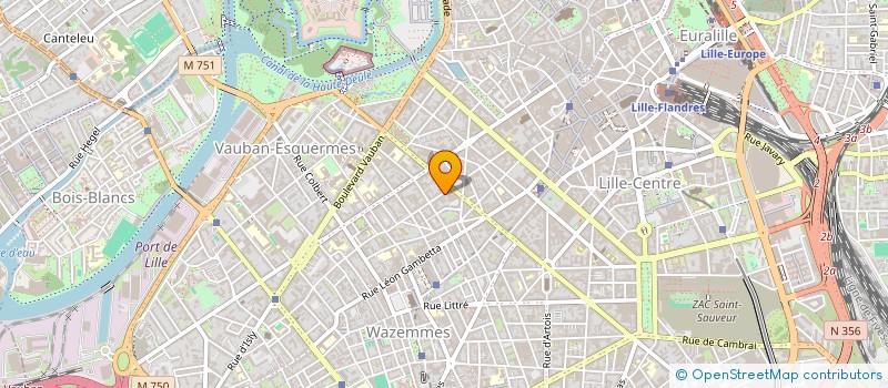 localisation de l'entreprise MADAME JULIE URBANSKI  LILLE