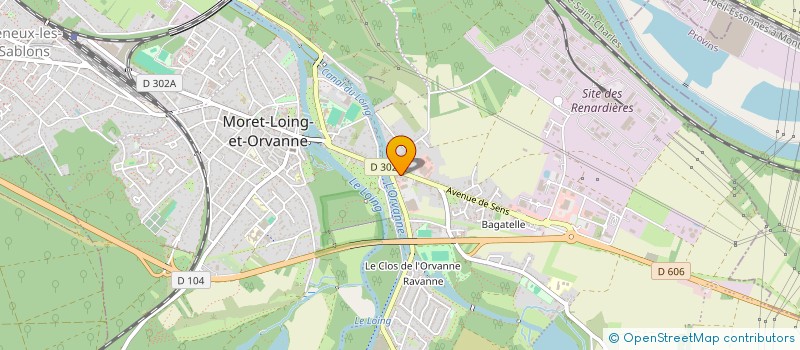 localisation de l'entreprise MADAME JULIE URFALINO  VERNOU-LA-CELLE-SUR-SEINE