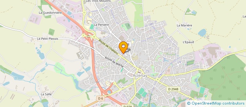 localisation de l'entreprise MADAME JULIE URPHEANT  AIZENAY