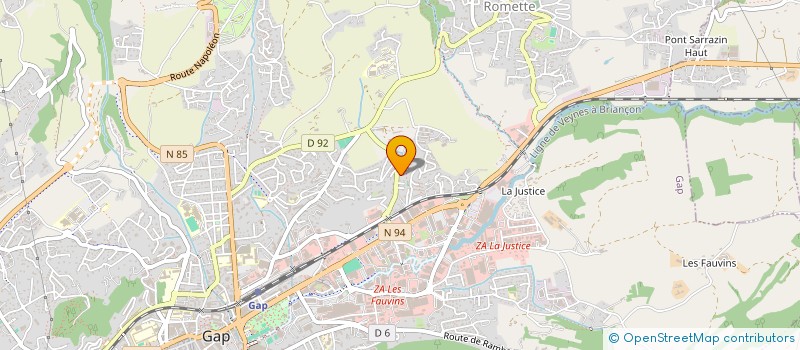 localisation de l'entreprise MADAME JULIE VADURET  GAP