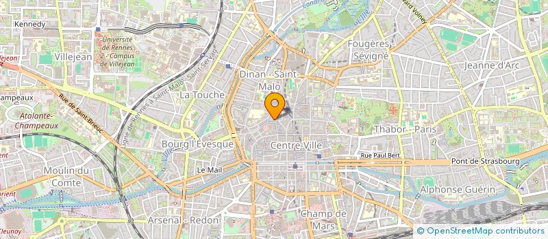 localisation de l'entreprise MADAME JULIE VAILLARD  RENNES