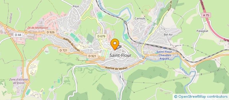 localisation de l'entreprise MADAME JULIE VAISSIER à SAINT-FLOUR
