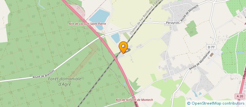 localisation de l'entreprise MADAME JULIE VALADE  BRESSOLS