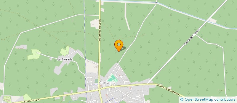 localisation de l'entreprise MADAME JULIE VALAT  CARCANS