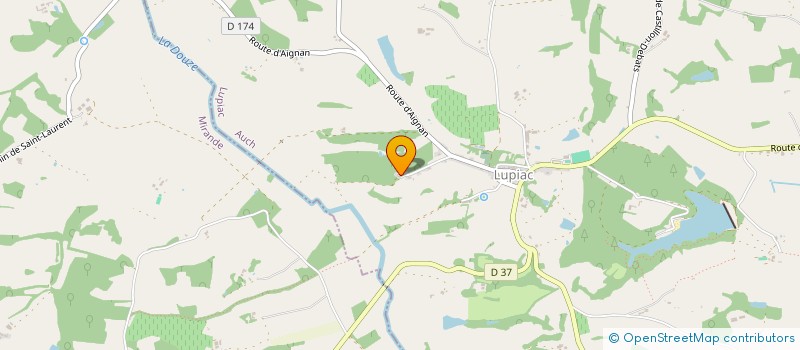 localisation de l'entreprise MADAME JULIE VALLERENT  LUPIAC