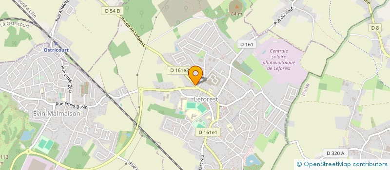 localisation de l'entreprise MADAME JULIE VALLIN  LEFOREST