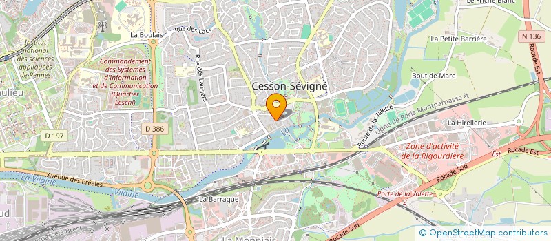 localisation de l'entreprise MADAME JULIE VAMBRE  CESSON-SEVIGNE