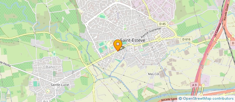 localisation de l'entreprise MADAME JULIE VAN MELLAERTS à ST ESTEVE
