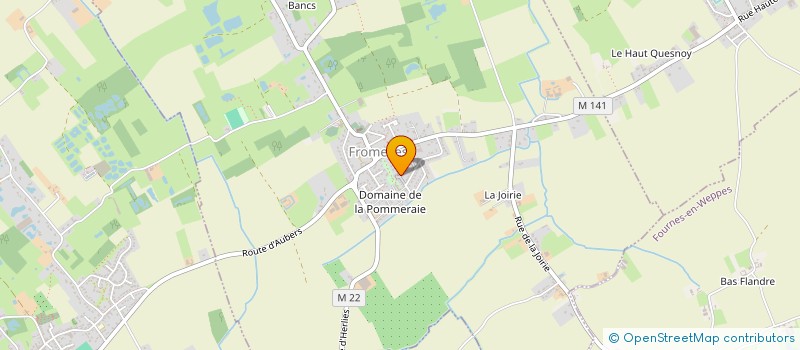 localisation de l'entreprise MADAME JULIE VANDAELE  FROMELLES