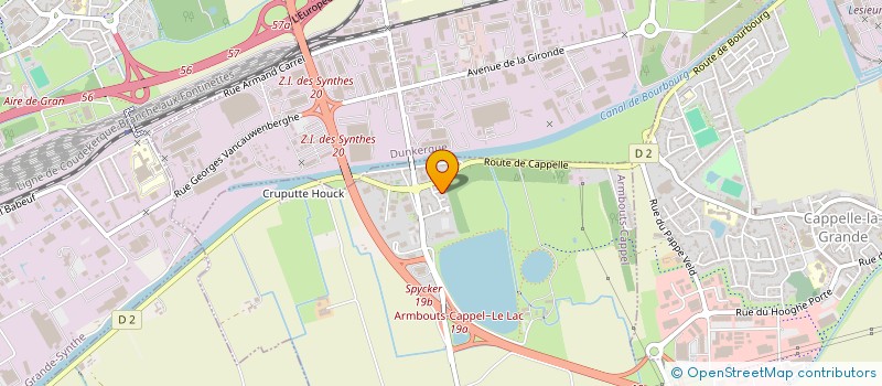 localisation de l'entreprise MADAME JULIE VANDOMME  ARMBOUTS-CAPPEL