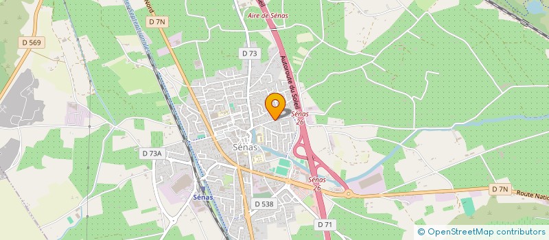 localisation de l'entreprise MADAME JULIE VANNIER  SENAS