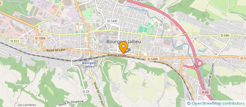 localisation de l'entreprise MADAME JULIE VANVOOREN  BOURGOIN-JALLIEU