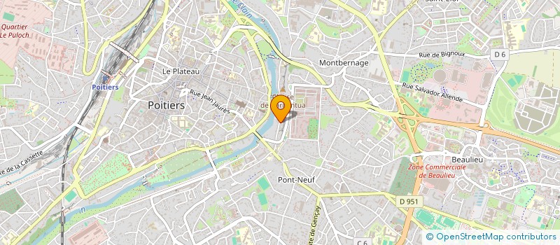 localisation de l'entreprise MADAME JULIE VAREZ  POITIERS