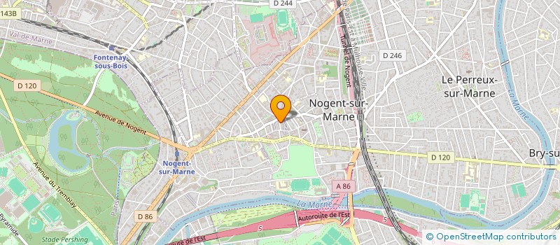 localisation de l'entreprise MADAME JULIE VASSEUR  NOGENT-SUR-MARNE