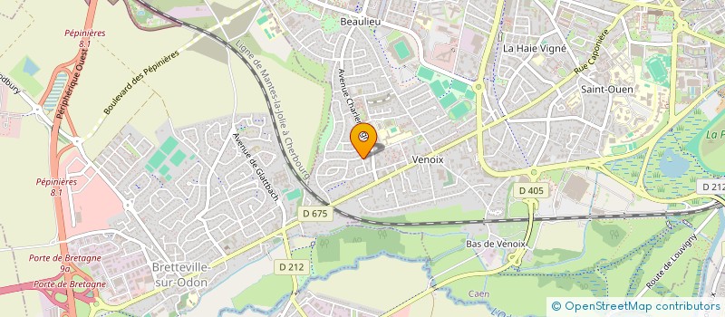 localisation de l'entreprise MADAME JULIE VASSEUR à CAEN