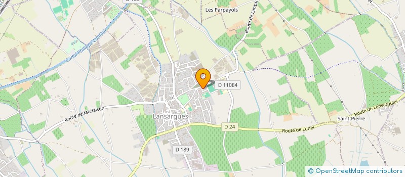 localisation de l'entreprise MADAME JULIE VASSEUR  LANSARGUES