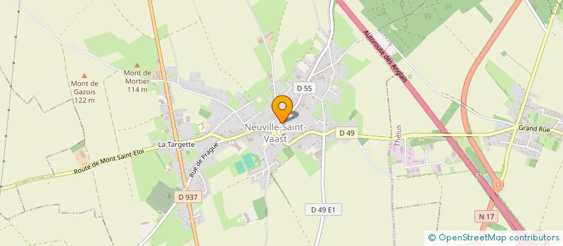 localisation de l'entreprise MADAME JULIE VAST  NEUVILLE-SAINT-VAAST