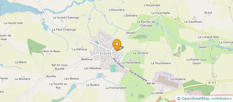 localisation de l'entreprise MADAME JULIE VEILLON  ARGENTRE-DU-PLESSIS