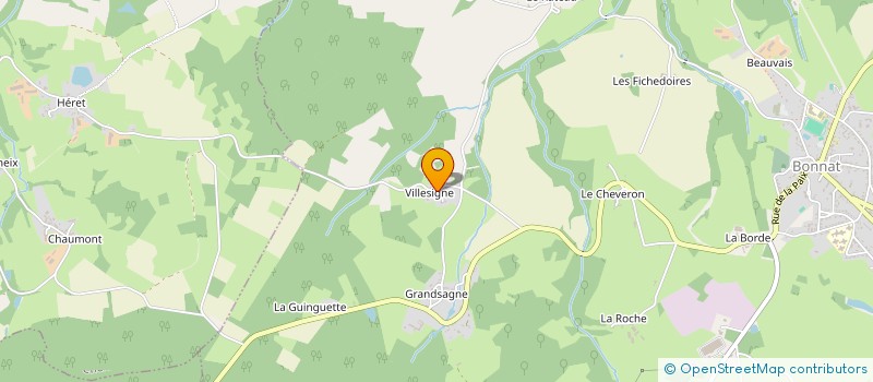 localisation de l'entreprise MADAME JULIE VELGHE  BONNAT