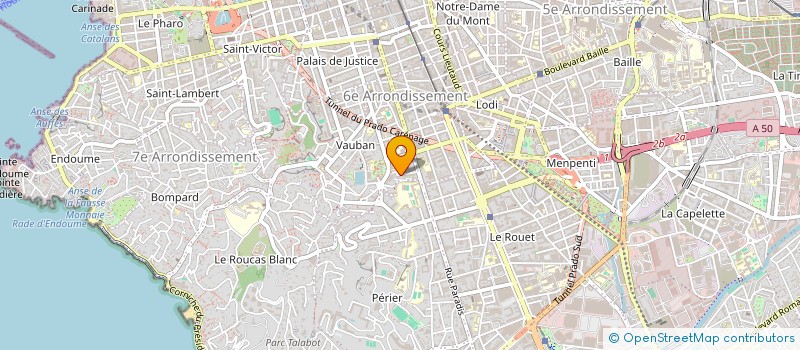 localisation de l'entreprise MADAME JULIE VENCHI à MARSEILLE