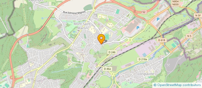 localisation de l'entreprise MADAME JULIE VENTRE  MONT-SAINT-MARTIN