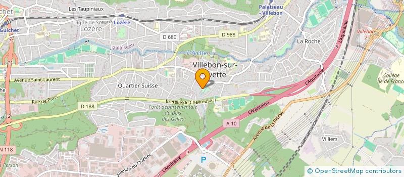 localisation de l'entreprise MADAME JULIE VENTURINI-GONET  VILLEBON-SUR-YVETTE