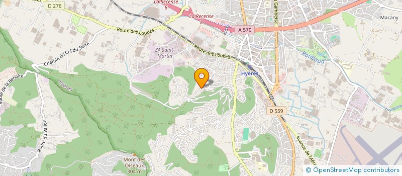 localisation de l'entreprise MADAME JULIE VERDAGUER à HYERES