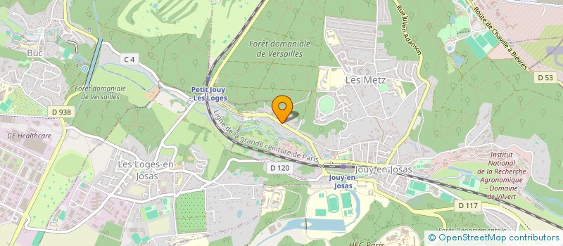 localisation de l'entreprise MADAME JULIE VERDIN  JOUY-EN-JOSAS