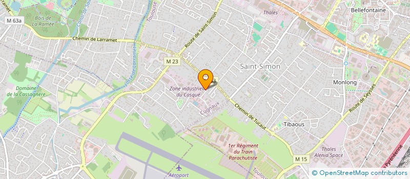 localisation de l'entreprise MADAME JULIE VERGE  CUGNAUX