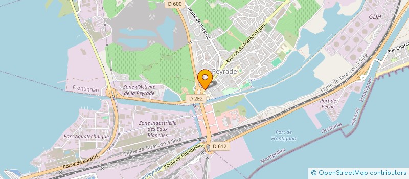 localisation de l'entreprise MADAME JULIE VERUNE à FRONTIGNAN