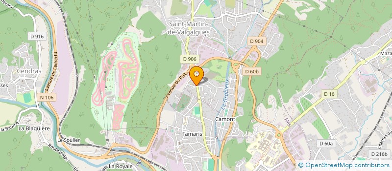 localisation de l'entreprise MADAME JULIE VIALLE  SAINT-MARTIN-DE-VALGALGUES