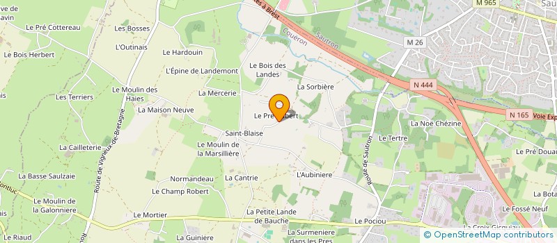 localisation de l'entreprise MADAME JULIE VIAUD à COUERON