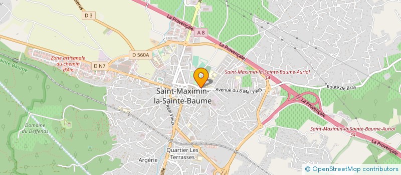 localisation de l'entreprise MADAME JULIE VIDAL  SEILLONS SOURCE D'ARGENS