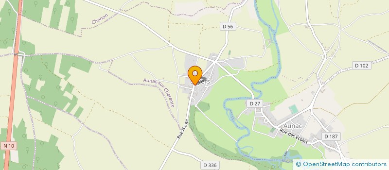 localisation de l'entreprise MADAME JULIE VIDAUD à AUNAC-SUR-CHARENTE