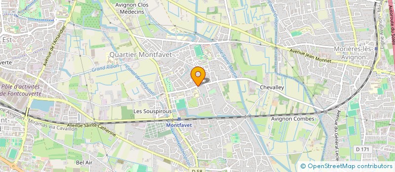 localisation de l'entreprise MADAME JULIE VIE  AVIGNON