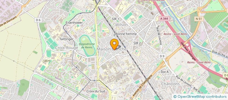 localisation de l'entreprise MADAME JULIE VIEVILLE  REIMS