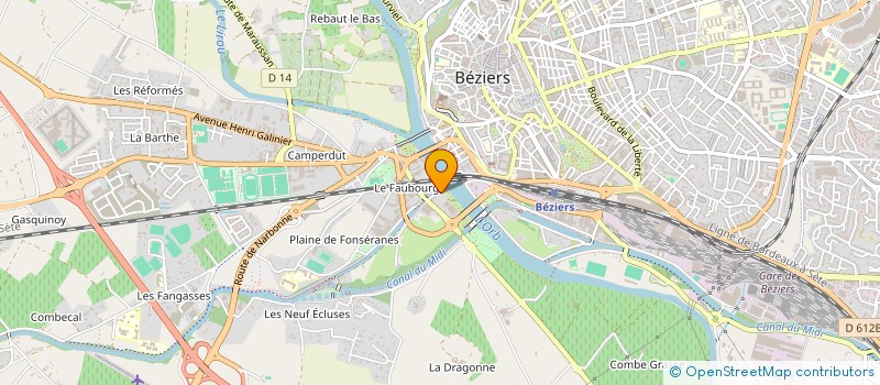 localisation de l'entreprise MADAME JULIE VILLAR à BEZIERS