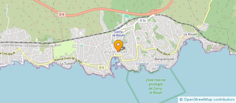 localisation de l'entreprise MADAME JULIE VILLIE à CARRY-LE-ROUET