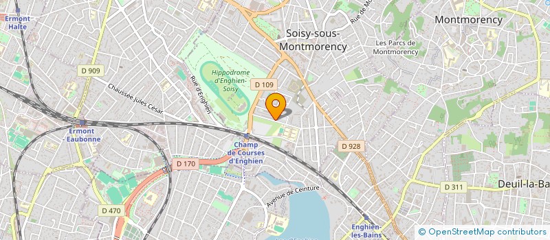 localisation de l'entreprise MADAME JULIE VINEZ  SOISY-SOUS-MONTMORENCY