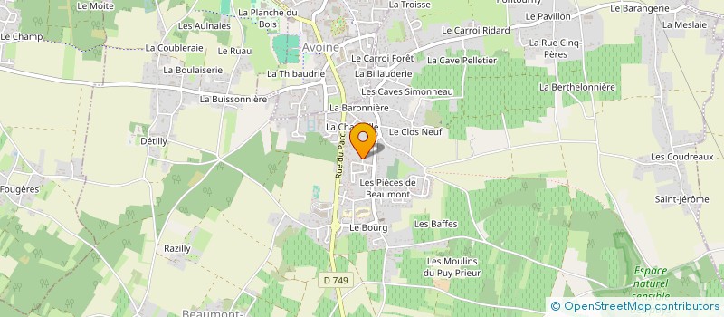 localisation de l'entreprise MADAME JULIE VOISIN  BEAUMONT-EN-VERON