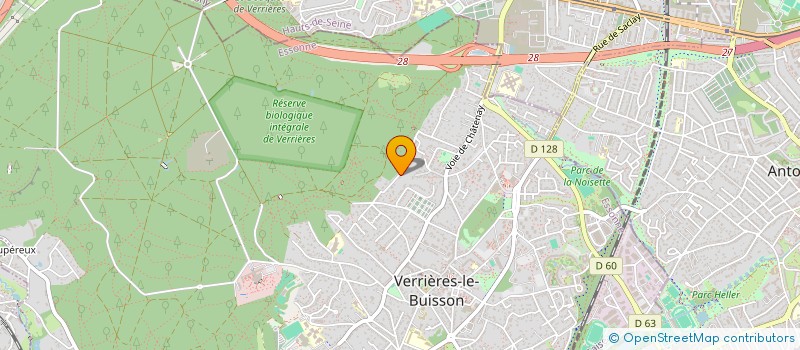 localisation de l'entreprise MADAME JULIE VOJNOVIC à VERRIERES-LE-BUISSON