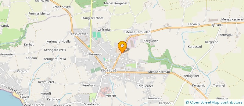 localisation de l'entreprise MADAME JULIE VOULGARIS  PLOZEVET