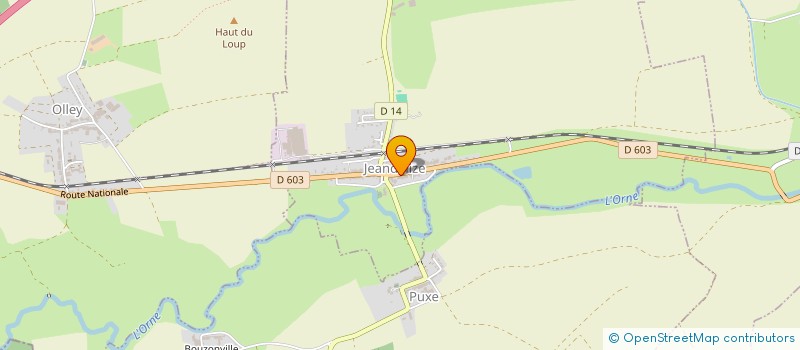 localisation de l'entreprise MADAME JULIE WAGNER  JEANDELIZE