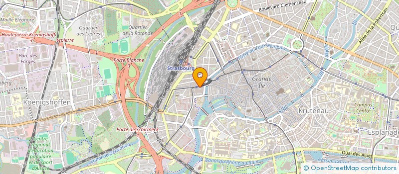 localisation de l'entreprise MADAME JULIE WANG à STRASBOURG