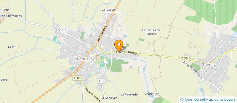 localisation de l'entreprise MADAME JULIE WARDEGA  PONTLEVOY