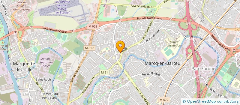localisation de l'entreprise MADAME JULIE WAVRANT à MARCQ-EN-BARŒUL