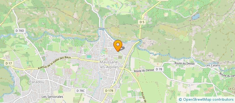 localisation de l'entreprise MADAME JULIE WAYNE  MAUSSANE-LES-ALPILLES